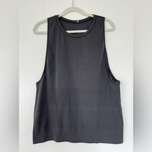 Lululemon Muscle tank top black size 6